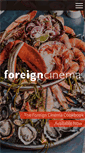 Mobile Screenshot of foreigncinema.com